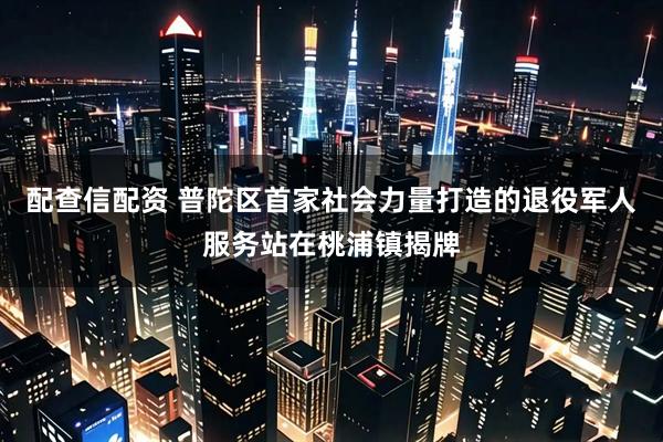 配查信配资 普陀区首家社会力量打造的退役军人服务站在桃浦镇揭牌