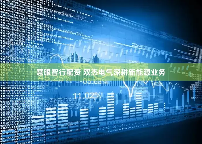 慧眼智行配资 双杰电气深耕新能源业务
